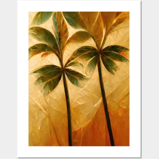 Tropical palm 4 Posters and Art